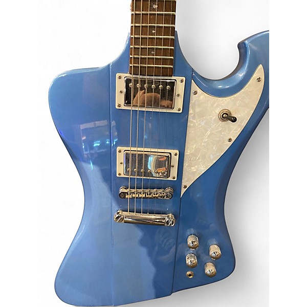 Used HardLuck Kings Spider Pelham Blue Solid Body Electric Guitar