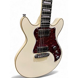 Used Hagstrom MEGIN Antique White Solid Body Electric Guitar