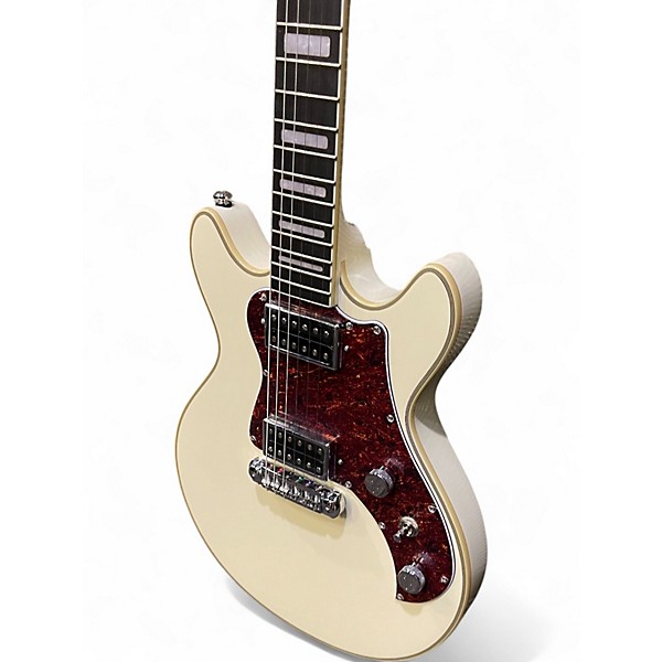 Used Hagstrom MEGIN Antique White Solid Body Electric Guitar