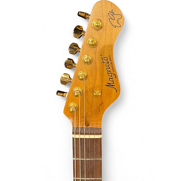 Used Magneto Eric Gales Signature Raw Dawg Golden Sunset Solid Body Electric Guitar