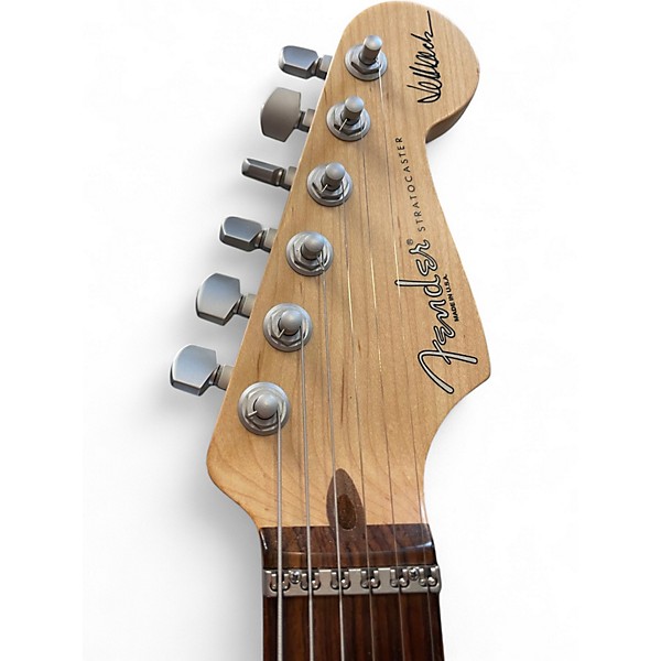 Used 2014 Fender Artist Series Jeff Beck Stratocaster Seafoam Green Solid Body Electric Guitar