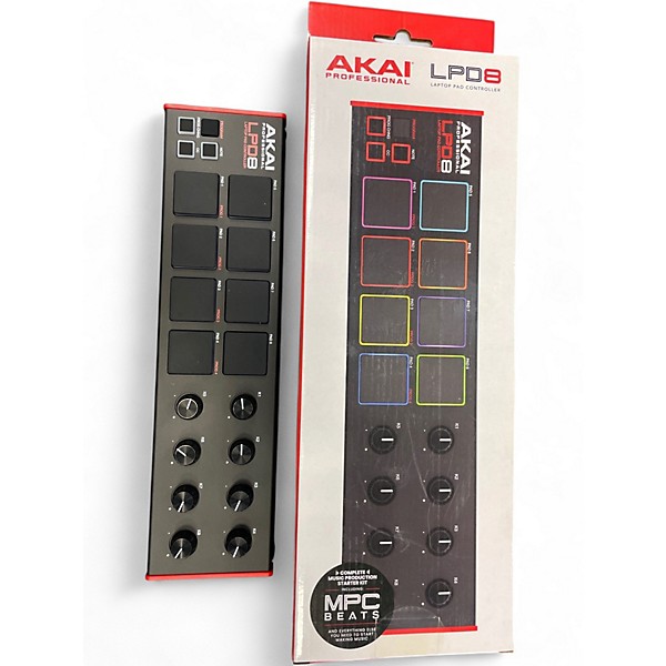 Used Akai Professional LPD8 MIDI Controller
