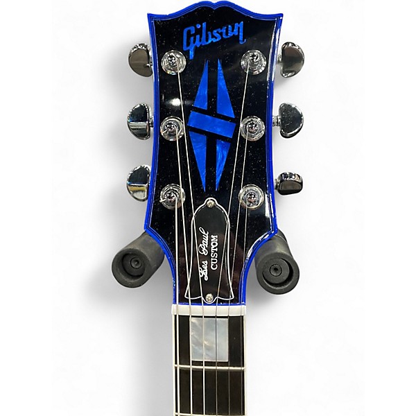 Used Gibson Les Paul Custom Widow Blue Solid Body Electric Guitar