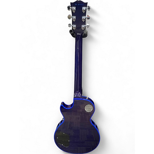 Used Gibson Les Paul Custom Widow Blue Solid Body Electric Guitar