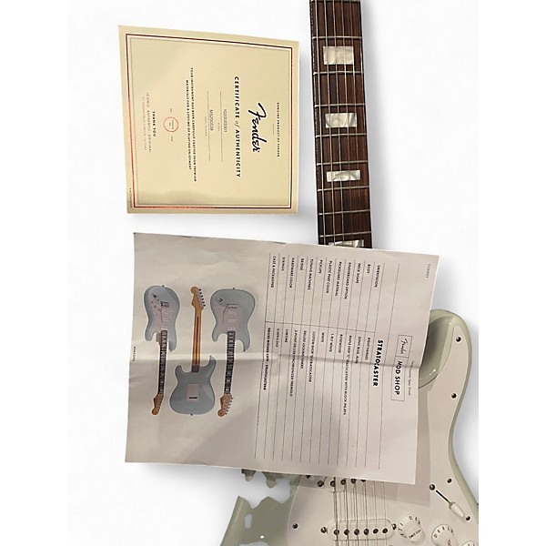 Used 2021 Fender Mod Shop Stratocaster Sonic Blue Solid Body Electric Guitar