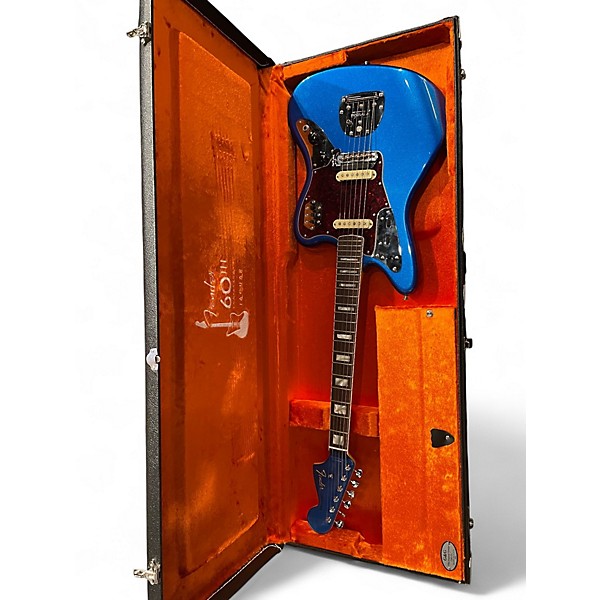 Used Fender American Original 60th Anniversary Jaguar Mystic Lake Placid Blue Solid Body Electric Guitar