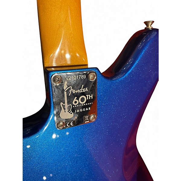 Used Fender American Original 60th Anniversary Jaguar Mystic Lake Placid Blue Solid Body Electric Guitar