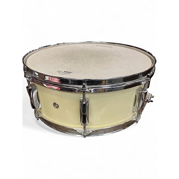 Used Pearl 5.5X14 limited edition snare white Drum