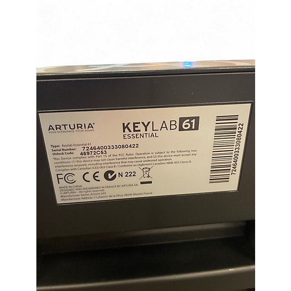 Used Arturia Keylab 61 Key MIDI Controller