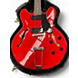 Used Heritage h-530 Red Hollow Body Electric Guitar