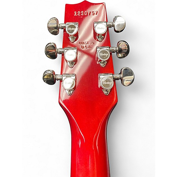Used Heritage h-530 Red Hollow Body Electric Guitar