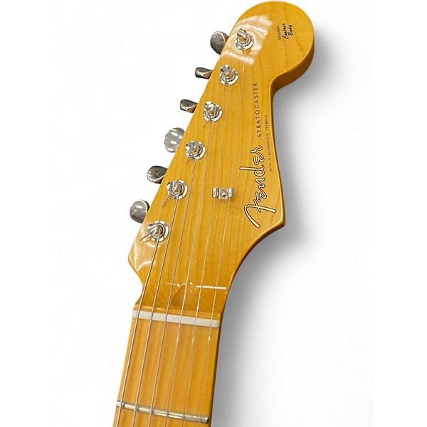Used Fender JV-50 MODIFIED STRATOCASTER 2 Color Sunburst Solid Body Electric Guitar