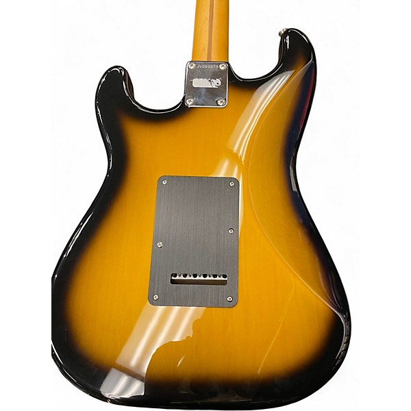 Used Fender JV-50 MODIFIED STRATOCASTER 2 Color Sunburst Solid Body Electric Guitar