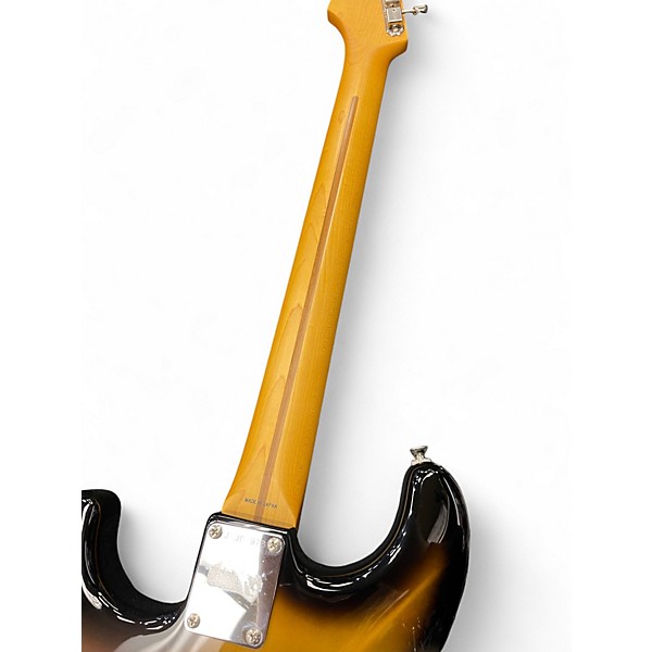 Used Fender JV-50 MODIFIED STRATOCASTER 2 Color Sunburst Solid Body Electric Guitar