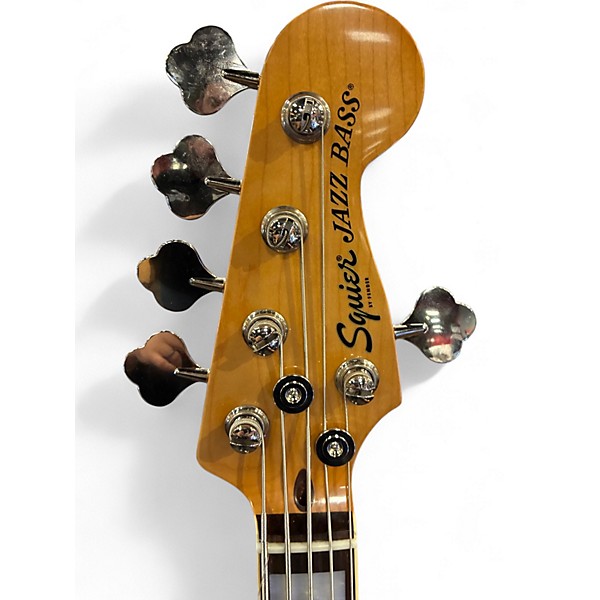 Used Squier Squier Classic Vibe Active '70s Jazz Bass V 2 Tone Sunburst Electric Bass Guitar