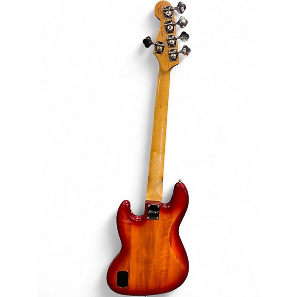 Used Squier Squier Classic Vibe Active '70s Jazz Bass V 2 Tone Sunburst Electric Bass Guitar