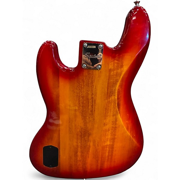 Used Squier Squier Classic Vibe Active '70s Jazz Bass V 2 Tone Sunburst Electric Bass Guitar