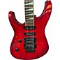 Used Jackson DK2 Dinky Trans Red Solid Body Electric Guitar