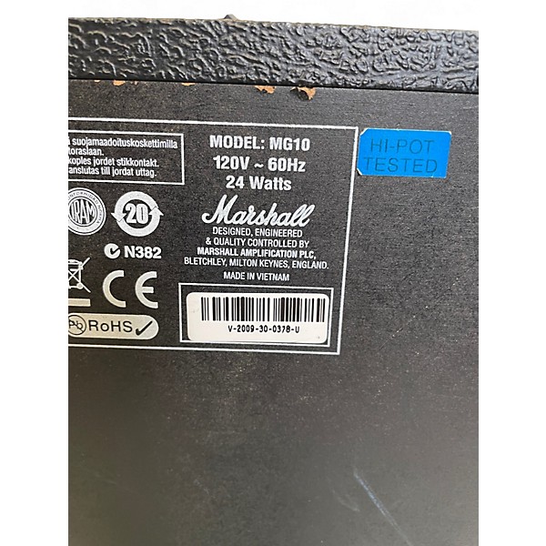 Used Marshall MG10 10W 1X6.5 Guitar Combo Amp