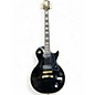 Used Epiphone P90 LES PAUL CUSTOM W/CASE Ebony Solid Body Electric Guitar thumbnail