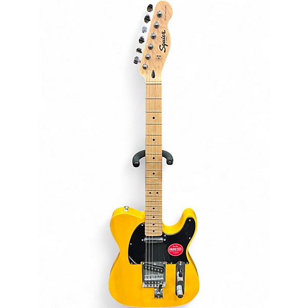 Used Squier Bullet Telecaster Butterscotch Blonde Solid Body Electric Guitar