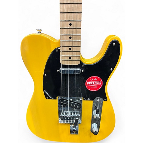 Used Squier Bullet Telecaster Butterscotch Blonde Solid Body Electric Guitar