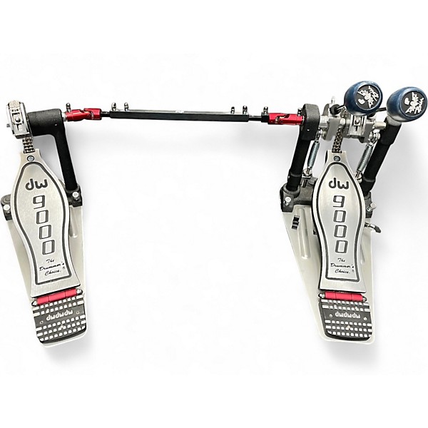 Used DW 9000 Series Double Double Bass Drum Pedal