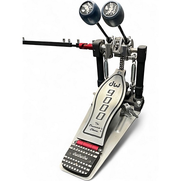 Used DW 9000 Series Double Double Bass Drum Pedal