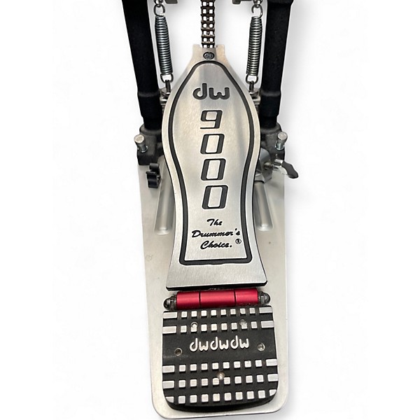 Used DW 9000 Series Double Double Bass Drum Pedal