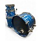Used TAMA 4 Piece Starclassic Walnut/Birch Lacquer Ocean Blue Ripple Drum Kit