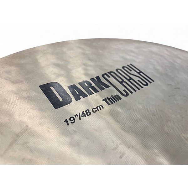 Used Zildjian 19in K Thin Dark Crash Cymbal