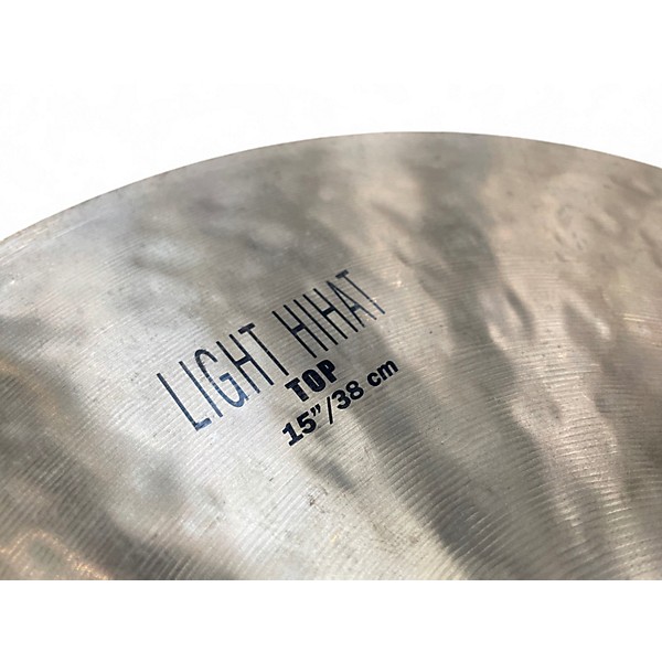 Used Zildjian 15in K Light Hi Hat Pair Cymbal