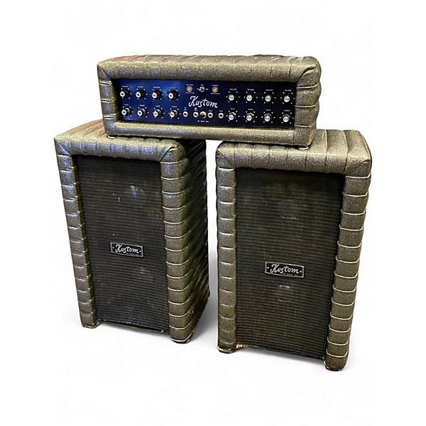 Used Kustom PA 795-PA Tuck-And-Roll! Charcoal Sound Package