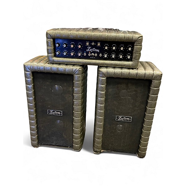 Used Kustom PA 795-PA Tuck-And-Roll! Charcoal Sound Package