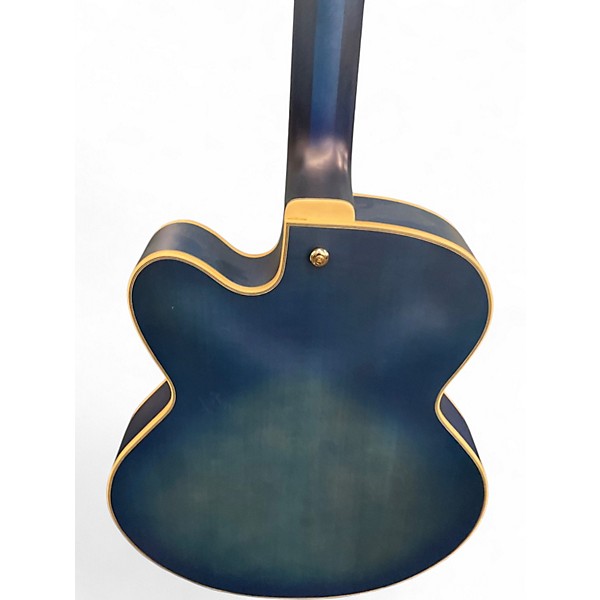 Used Ibanez AFJ91 Blue Hollow Body Electric Guitar