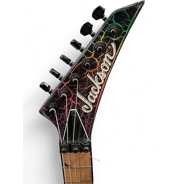 Used Jackson Pro Series Soloist SL3M Rainbow Crackle Solid Body Electric Guitar