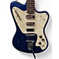 Used Italia modena Blue Solid Body Electric Guitar