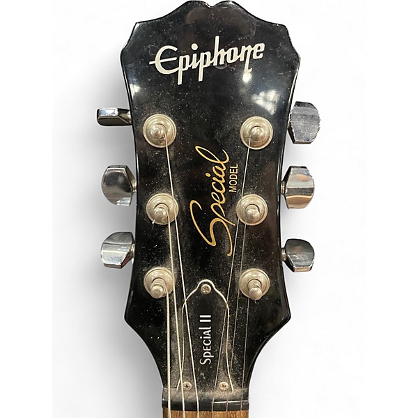 Used Epiphone Les Paul Special II Black Solid Body Electric Guitar