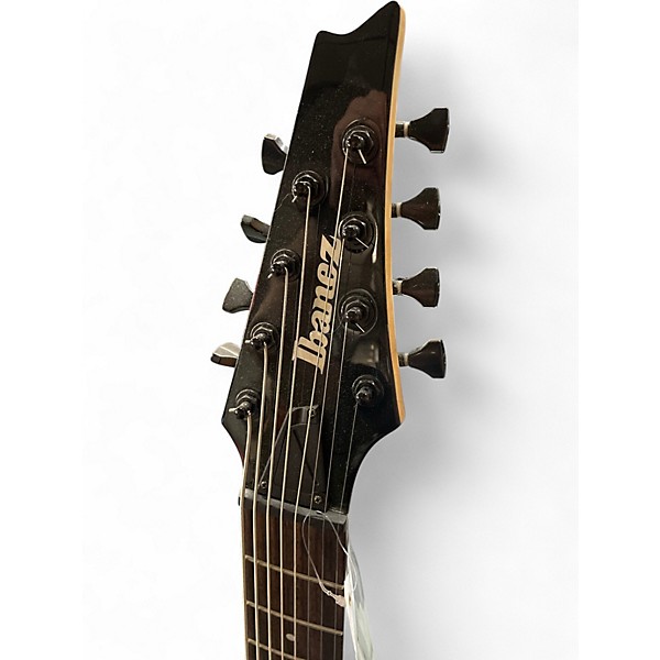 Used Ibanez RG8 8 String Black Solid Body Electric Guitar