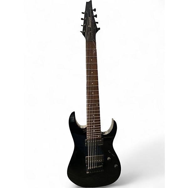Used Ibanez RG8 8 String Black Solid Body Electric Guitar