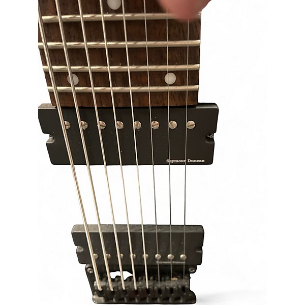 Used Ibanez RG8 8 String Black Solid Body Electric Guitar