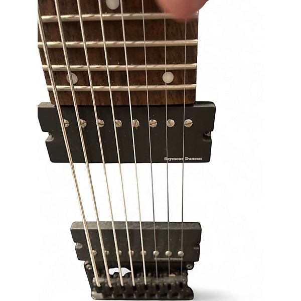 Used Ibanez RG8 8 String Black Solid Body Electric Guitar