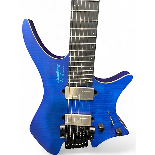 Used strandberg Boden Prog NX 7 7 String Trans Deep Blue Solid Body Electric Guitar