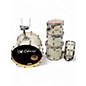 Used Odery 5 Piece Jam Session White Drum Kit