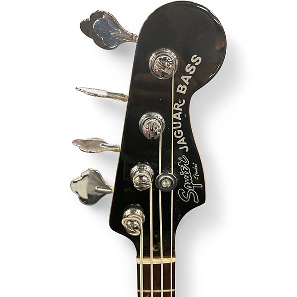 Used Squier Vintage Modified Jaguar Black Solid Body Electric Guitar