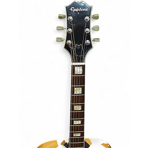 Used Epiphone Sheraton j200 ft-570bl Antique Natural Acoustic Guitar