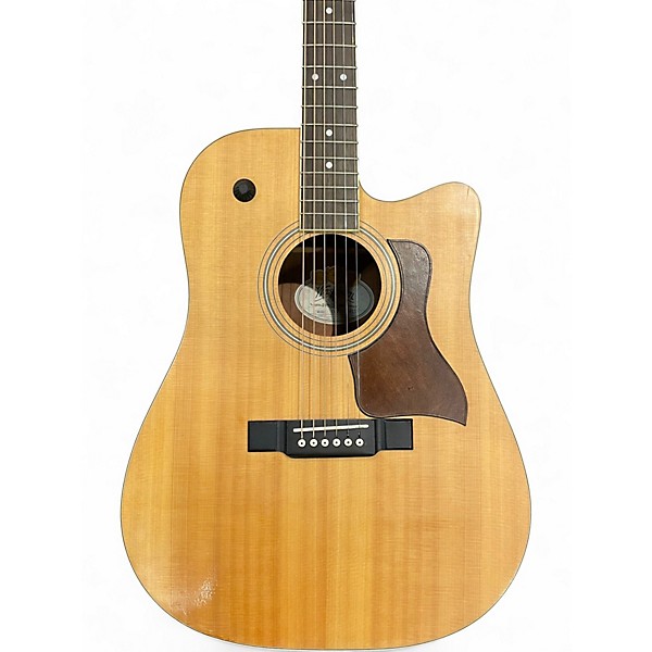 Used Washburn WD-8CEK Natural Acoustic Electric Guitar
