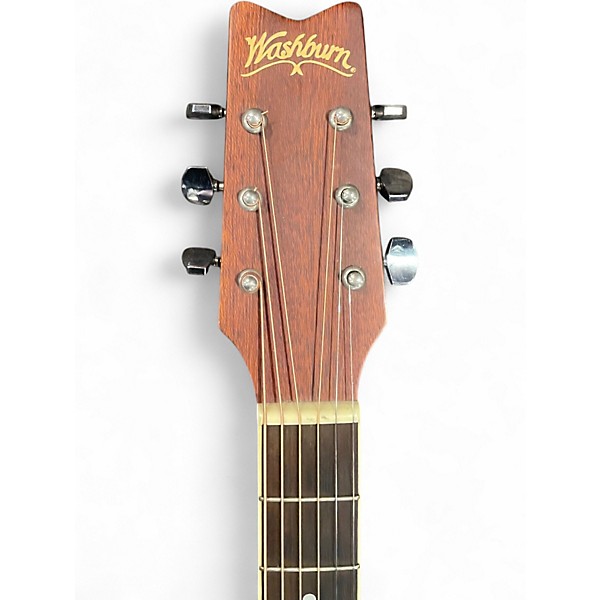 Used Washburn WD-8CEK Natural Acoustic Electric Guitar