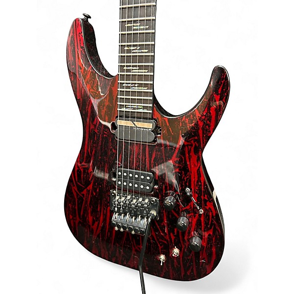 Used Schecter Guitar Research C1 FRS SILVER MOUNTAIN Blood Moon Solid Body Electric Guitar