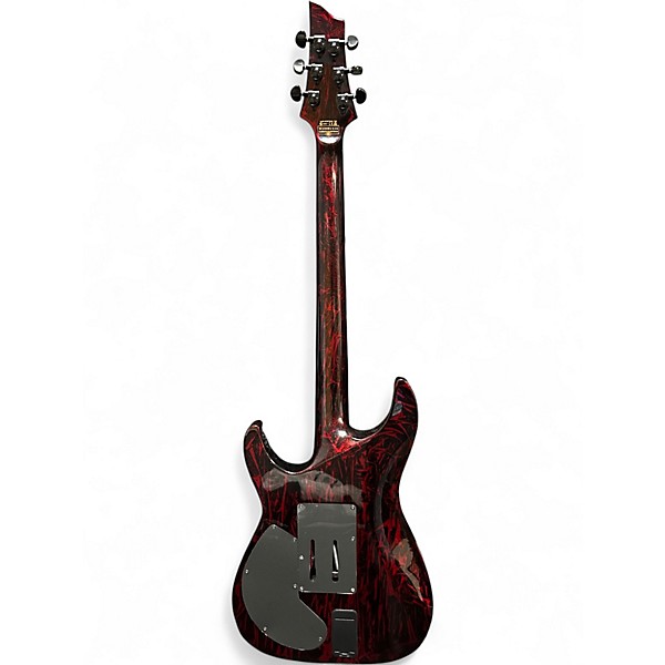 Used Schecter Guitar Research C1 FRS SILVER MOUNTAIN Blood Moon Solid Body Electric Guitar